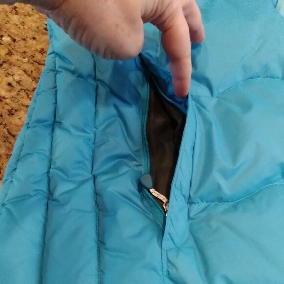 Mountain Hardwear Down Puffer Vest Blue Sz L - Picture 4 of 11